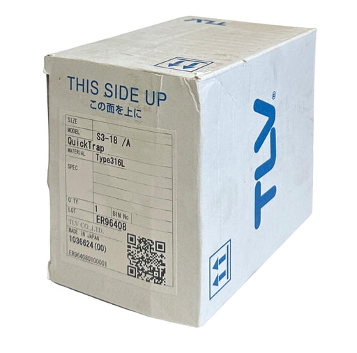 NEW TLV S3-18/A / 1036624 QuickTrap STEAM TRAP TYPE 316L SS NSMP