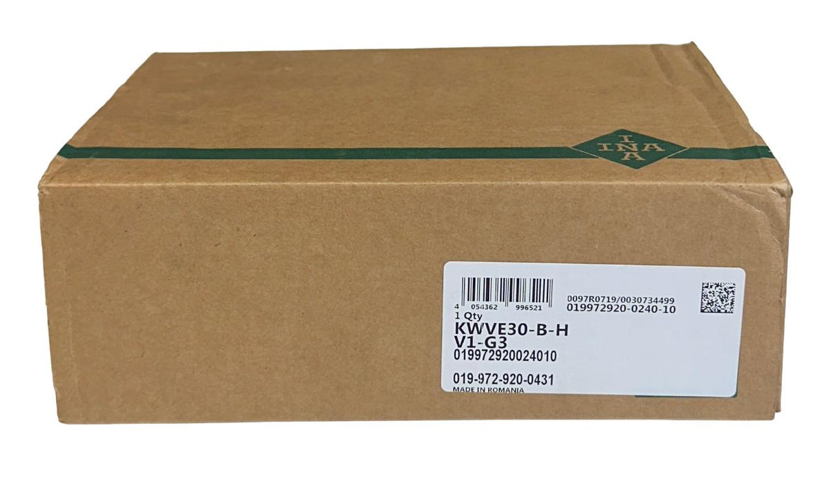 NEW INA KWVE30-B-H-V1-G3 / KWVE30BHV1G3 LINEAR BEARING CARRIAGE NSMP