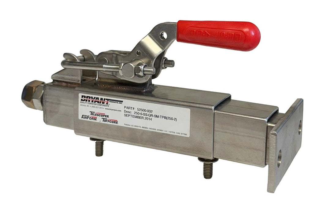 NEW BRYANT 52500-032 / 52500032 CONVEYOR BELT TENSIONER 250-6-SS-QR-SM-TPB NSNP