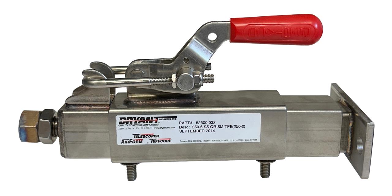 NEW BRYANT 52500-032 / 52500032 CONVEYOR BELT TENSIONER 250-6-SS-QR-SM-TPB NSNP