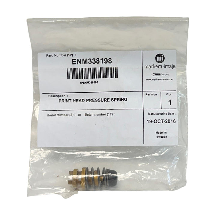 NEW MARKEM-IMAJE ENM338198 OEM PRINTHEAD PRESSURE SPRING FOR PRINTER NSMP