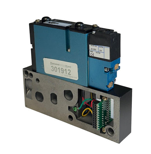 NEW MAC / FLEETWOOD 301912 PNEUMATIC SOLENOID VALVE ASSEMBLY 24VDC COIL NSMP