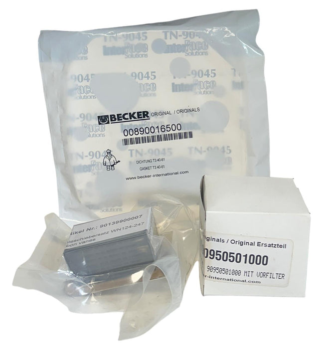 NEW BECKER 90139900007 / 00890016500 / 90950501000 OEM PUMP REPAIR KIT NSFS