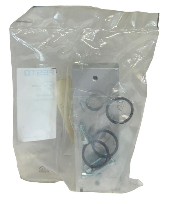 NEW FESTO NZV-1-2 / 164940 PNEUMATIC INTERMEDIATE PLATE ALUMINUM NSFS