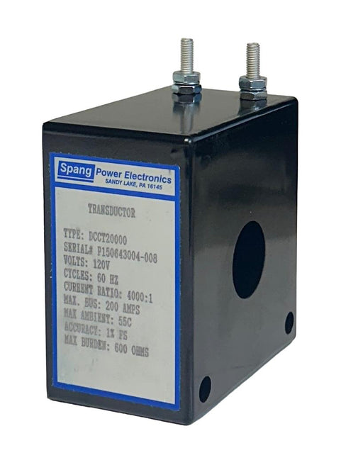 NEW GE MULTILIN SPANG DCCT20000 / X400-0005 TRANSDUCTOR TRANSFORMER 120V NSNP