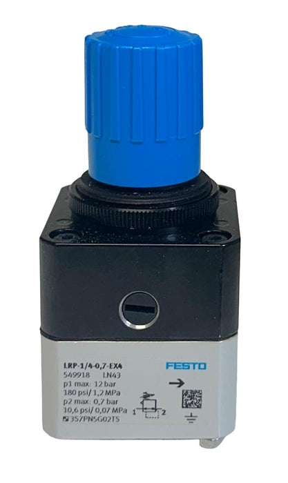 NEW FESTO LRP-1/4-0,7-EX4 / 549918 PRECISION PRESSURE REGULATOR SIZE 50 NSMP