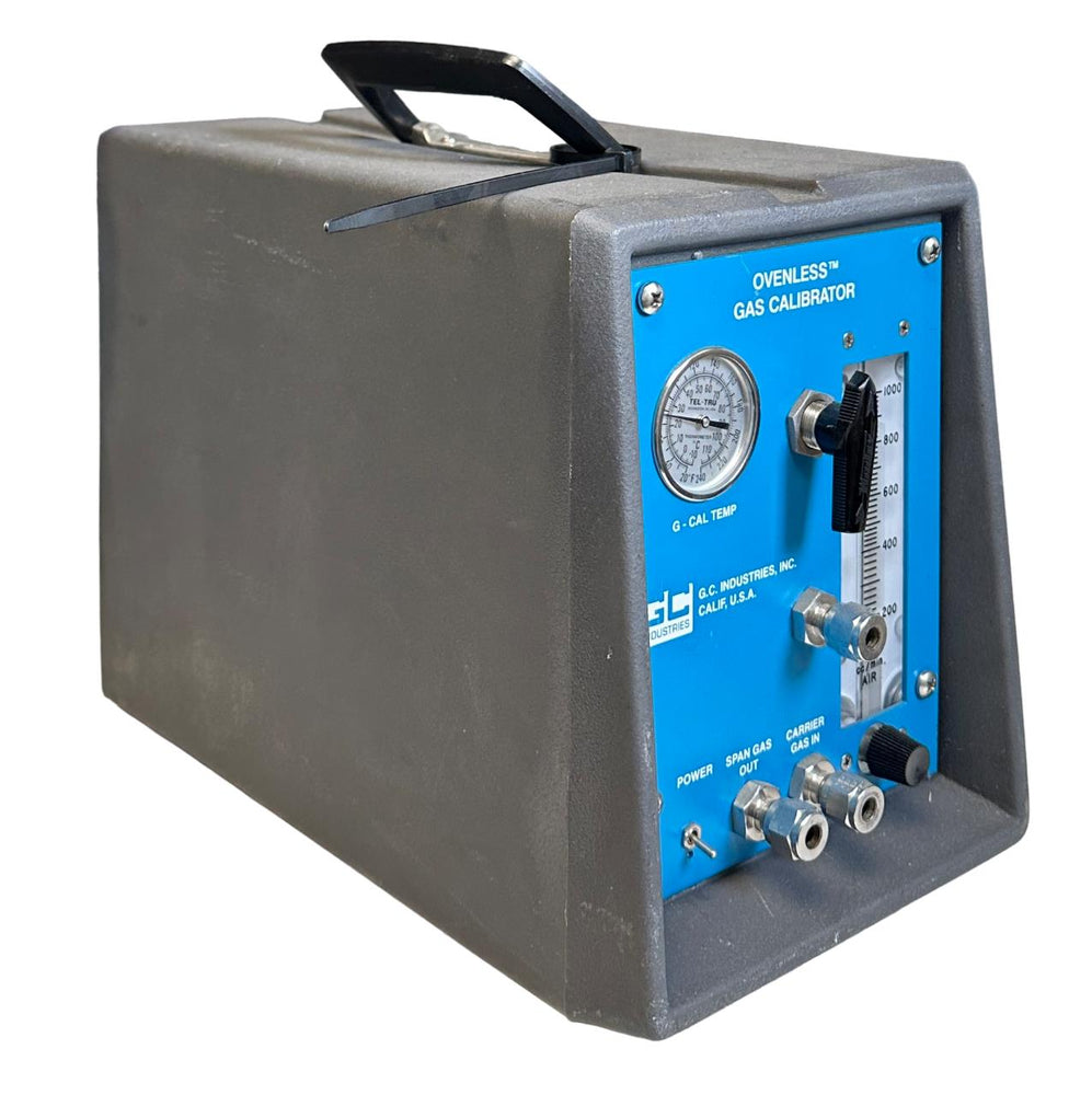 GC INDUSTRIES GC2301 PORTABLE OVENLESS GAS CALIBRATION SYSTEM W/ HEATER USNP