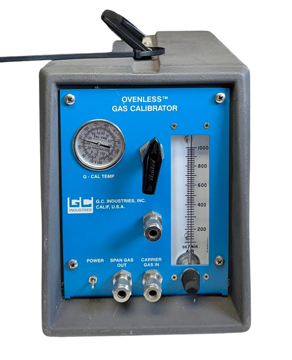 GC INDUSTRIES GC2301 PORTABLE OVENLESS GAS CALIBRATION SYSTEM W/ HEATER USNP