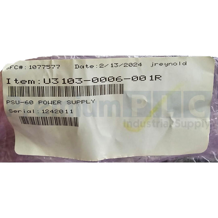 OKUMA  PSU-60-ACL U:2.01 R:303 DC POWER SUPPLY UNIT PSU-60 U3103-0006-001R REMAN