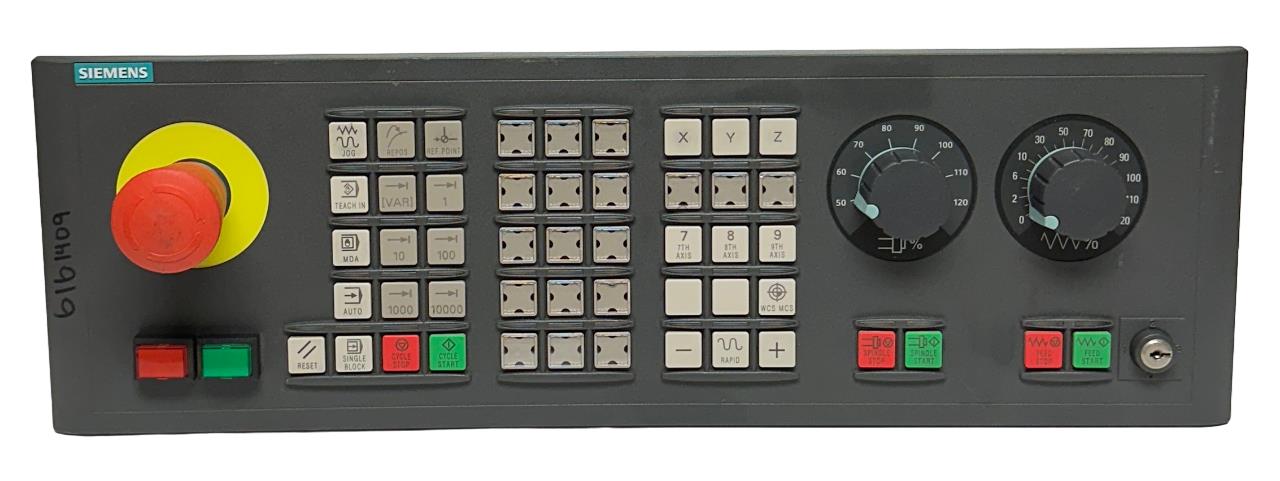 SIEMENS 6FC5203-0AF22-0AA2 / 6FC52030AF220AA2 SINUMERIK MCP 483C KEYPAD MPI USNP