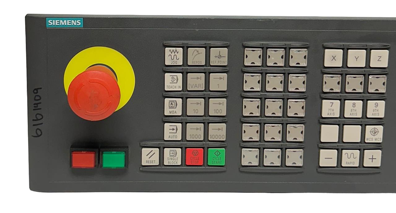 SIEMENS 6FC5203-0AF22-0AA2 / 6FC52030AF220AA2 SINUMERIK MCP 483C KEYPAD MPI USNP