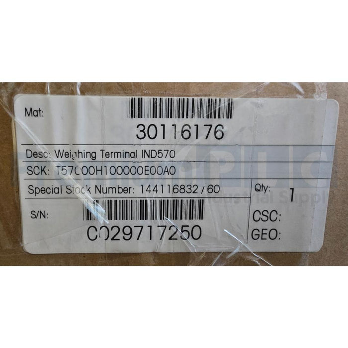 METTLER TOLEDO IND570 30116176 DIGITAL WEIGHING TERMINAL T57000H100000E00A0 NSMP
