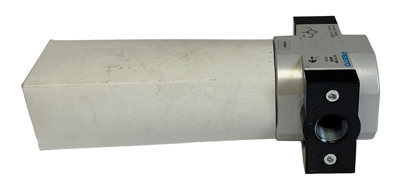 FESTO LF-D-5M-MAXI / 186464 COMPRESSED AIR FILTER W/ SEPARATOR 240PSI NSNP