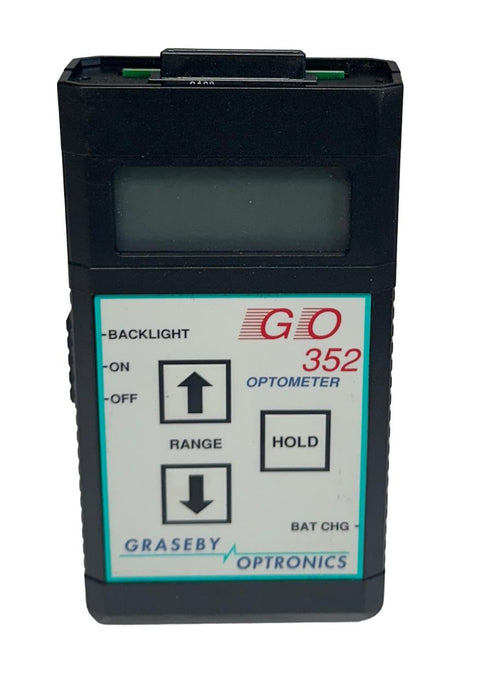 GRASEBY OPTRONICS GO 352 / GO352 OPTOMETER 3-1/2 DIGIT LCD DISPLAY W/ CASE NSMP