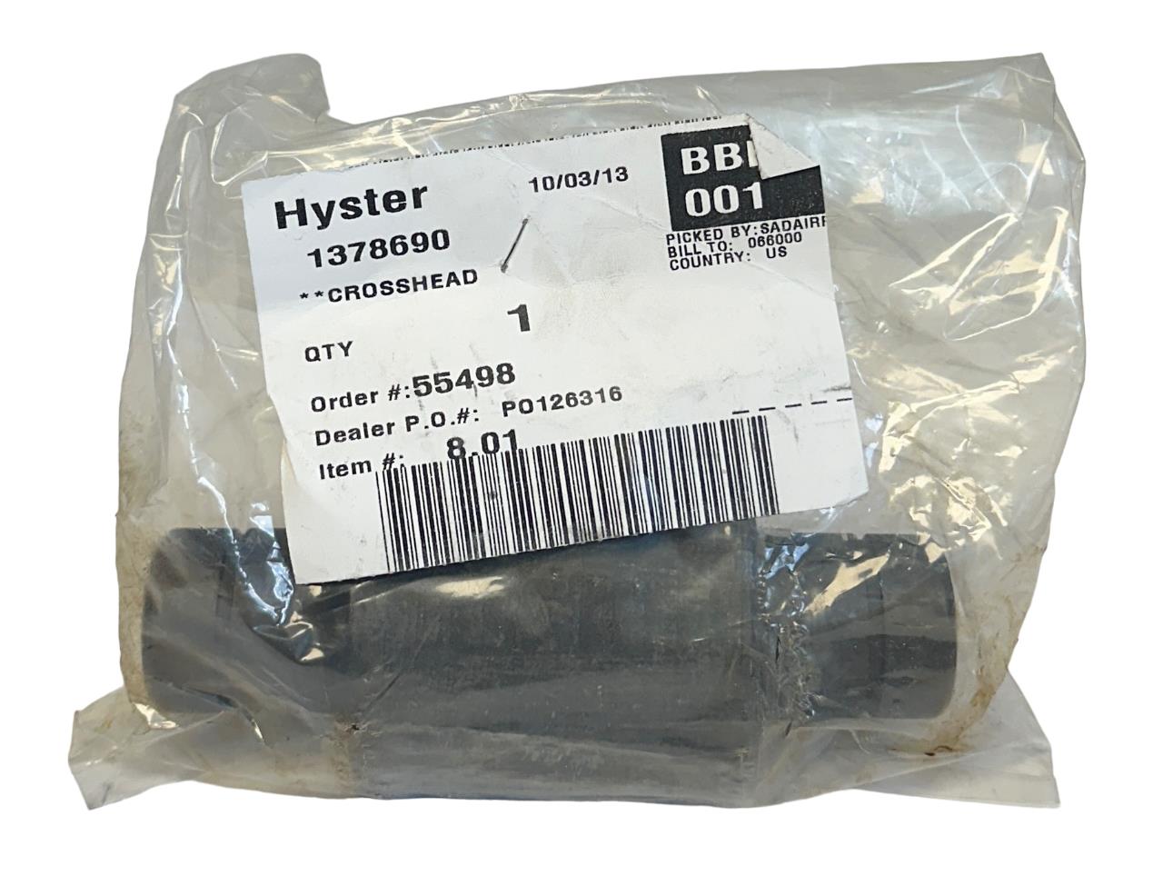 HYSTER 1378690 / HY1378690 OEM CROSSHEAD FOR FORKLIFT NSNP