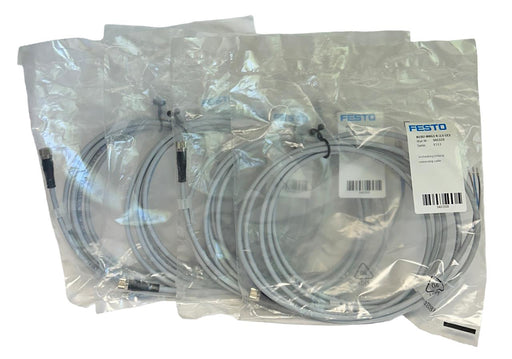 4 FESTO NEBU-M8G3-K-2.5-LE3 / 541333 CONNECTING CABLES NEBUM8G3K25LE3 NSFS