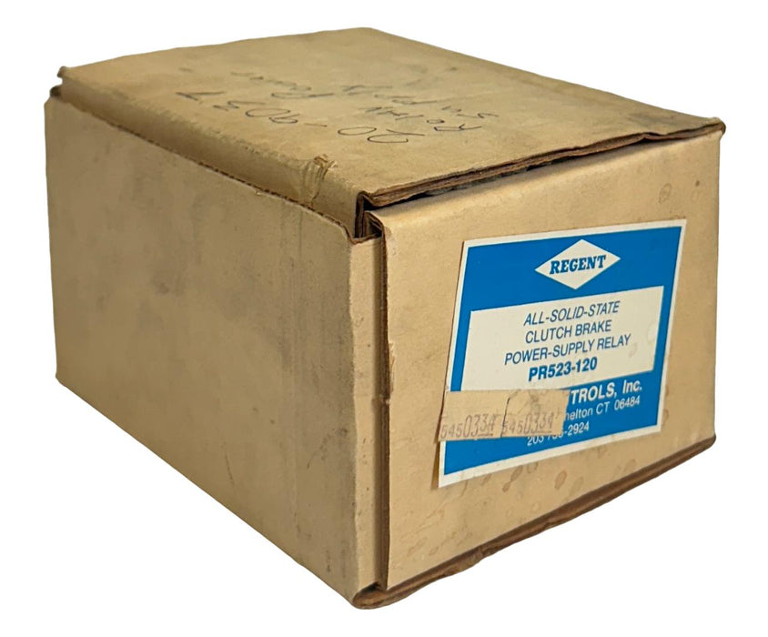 REGENT CONTROLS PR523-120 / PR523120 SOLID-STATE CLUTCH BRAKE RELAY 120VAC NSMP