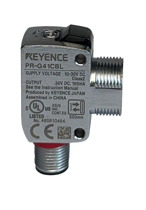 KEYENCE PR-G41CBL / PRG41CBL PHOTOELECTRIC SENSOR 10-30VDC 100mA 500mm NSNP