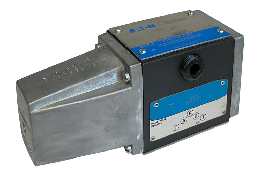 EATON VICKERS DG4S4-012A-50 / 297238 HYDRAULIC PILOT VALVE 4-WAY 115V COIL NSNP