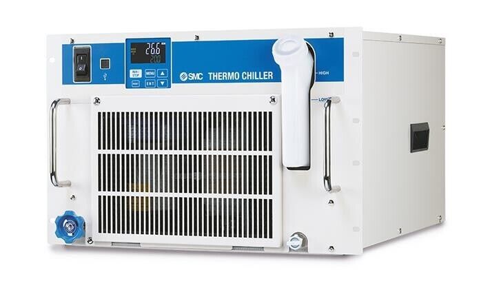 SMC HRR012-AN-20-MU HRR THERMO CHILLER, RACK MOUNT, AIR COOLED  200/230VAC NSMP