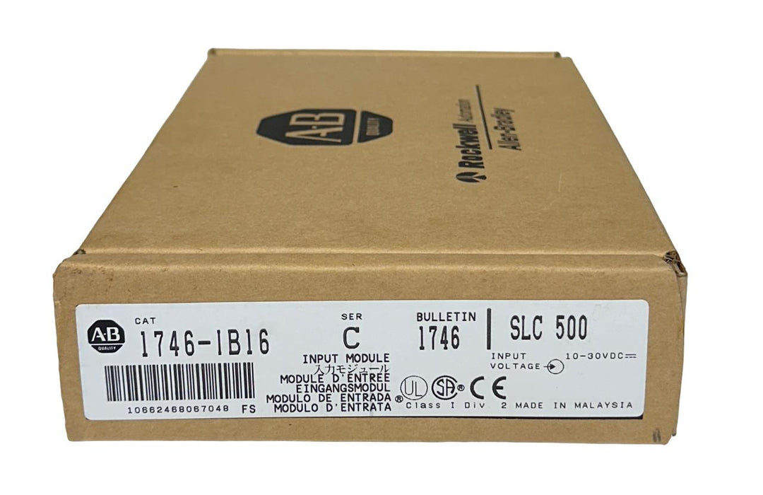 ALLEN BRADLEY 1746-IB16 /C SLC 500 16-PT INPUT MODULE 10-30VDC 1746IB16 NSFS