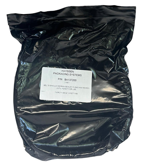 HAYSSEN PACKAGING SANDIACRE BA137200 BELT SET ERCT1184 ERCT1186 NSMP
