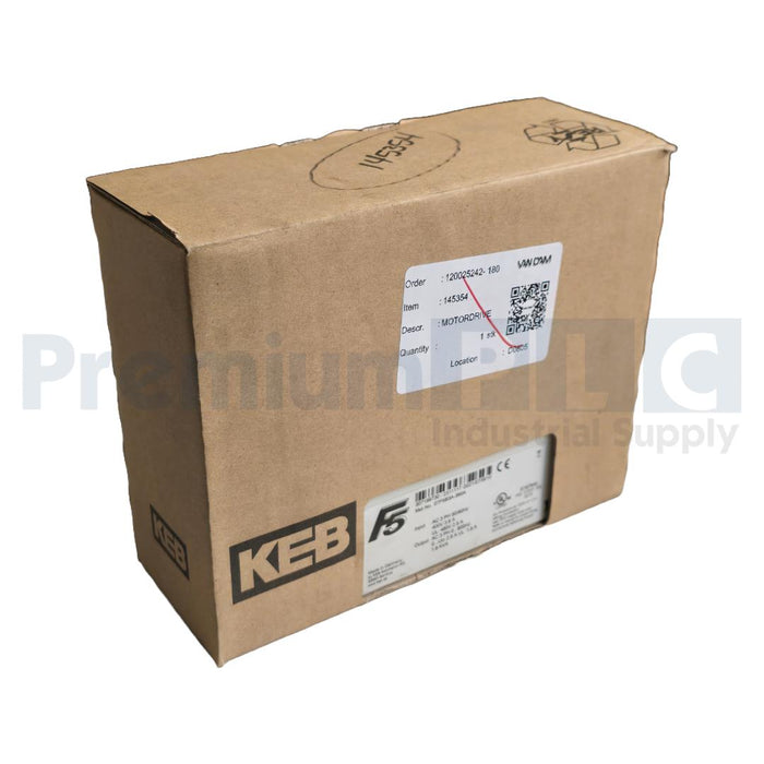 NEW KEB 07F5B3A-390A COMBIVERT F5 AC DRIVE 0.75kW 3PH 50/60HZ 400VAC 3.6A NSMP