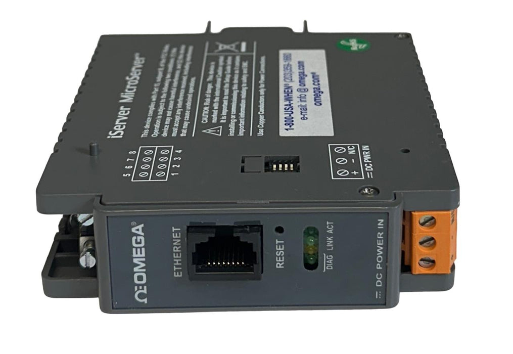 OMEGA ENGINEERING iTCX-D / iTCXD iSERVER MICROSERVER EtherNet THERMO INPUT NSMP