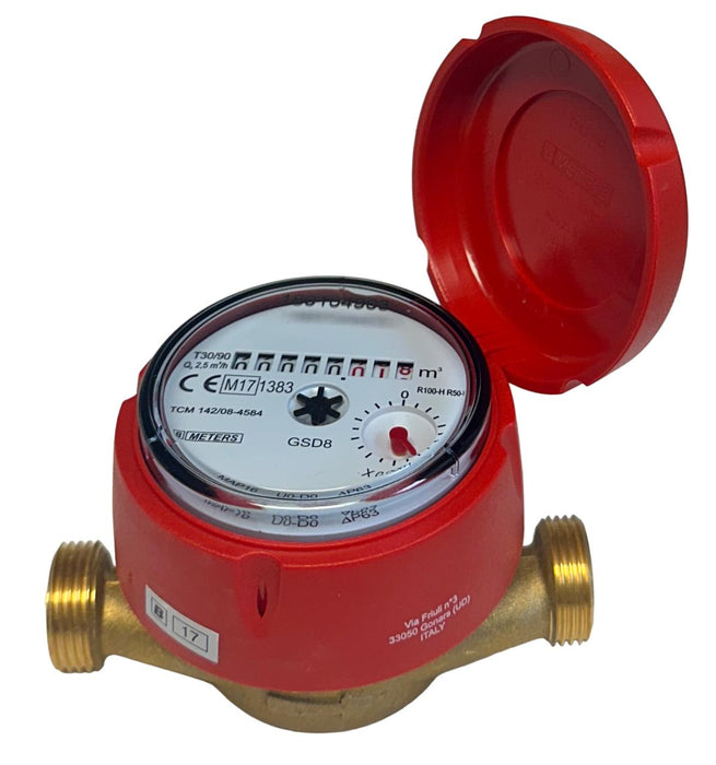 B METERS SFERACO GSD8 / Q3-2,5 WATER METER 1/2'' R100-H R50-V NSMP