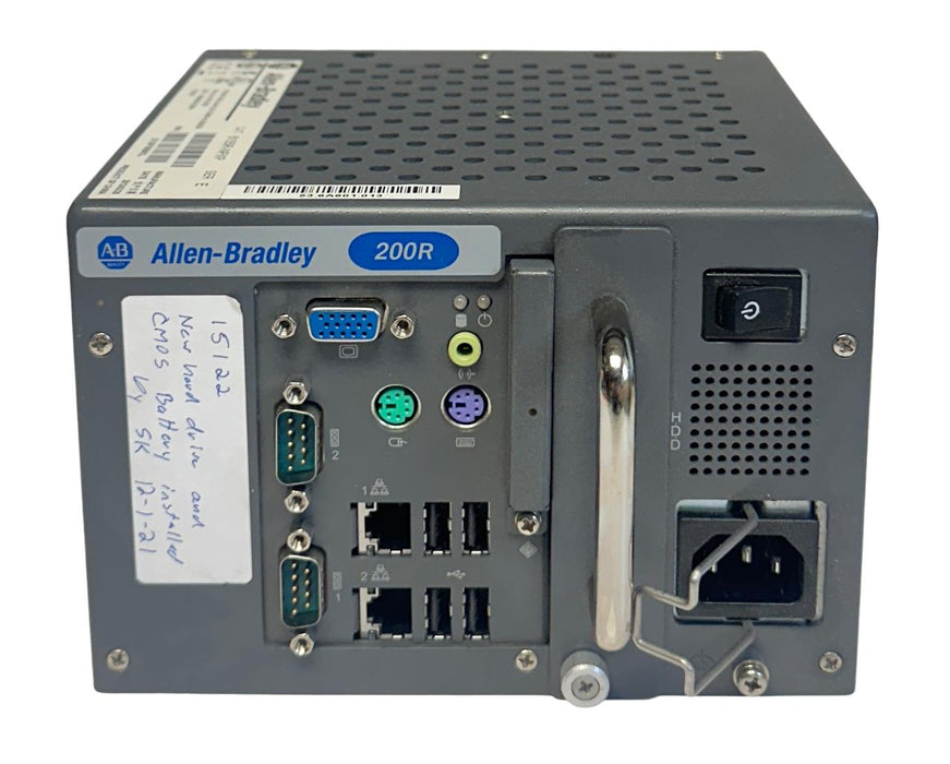 ALLEN BRADLEY 6155R-NPXP /E 200R COMPACT NON-DISPLAY INDUSTRIAL PC 100-240V REP