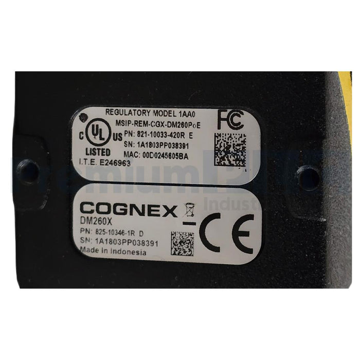 COGNEX DM260X 1AA0 DATAMAN 260 BARCODE READER 825-10346-1R /D W/LDR2-74RD2-LA