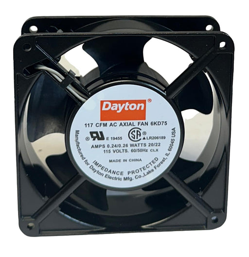 4 DAYTON 6KD75 AC AXIAL FANS BALL BEARINGS 115V 117CFM NSMP