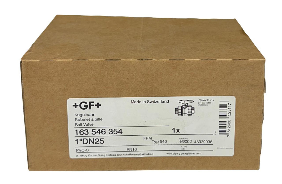+GF+ GEORG FISCHER 163.546.354 / 163546354 MANUAL BALL VALVE 1'' TYPE 546 NSMP