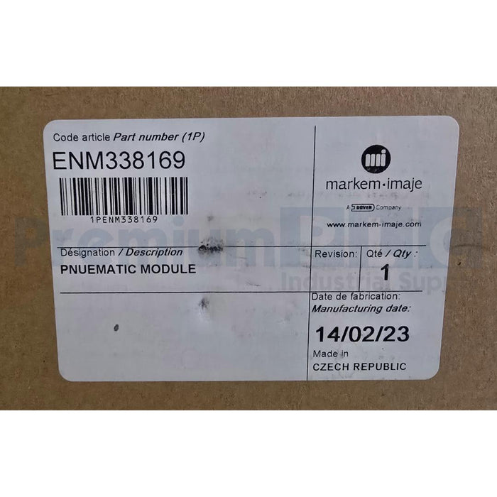 NEW FACTORY SEALED MARKEM-IMAJE ENM338169 PNEUMATIC MODULE FOR 2200 LABELER NSFS