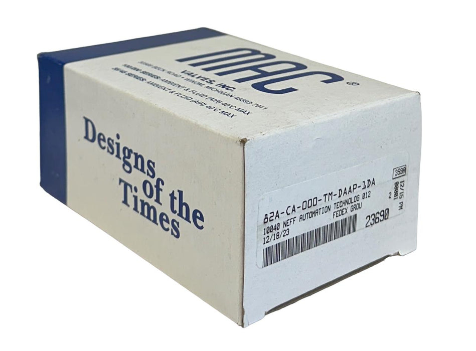 MAC 82A-CA-000-TM-DAAP-1DA / 82ACA000TMDAAP1DA SOLENOID VALVE 82 SERIES NSMP