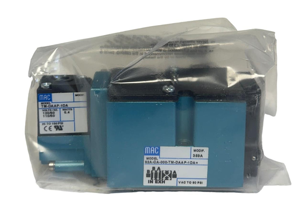 MAC 82A-CA-000-TM-DAAP-1DA / 82ACA000TMDAAP1DA SOLENOID VALVE 82 SERIES NSMP