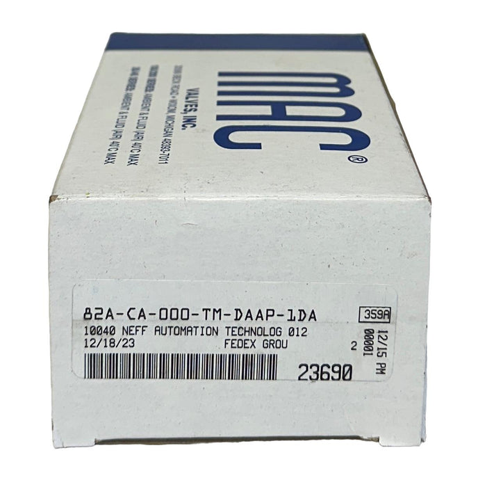 MAC 82A-CA-000-TM-DAAP-1DA / 82ACA000TMDAAP1DA SOLENOID VALVE 82 SERIES NSMP