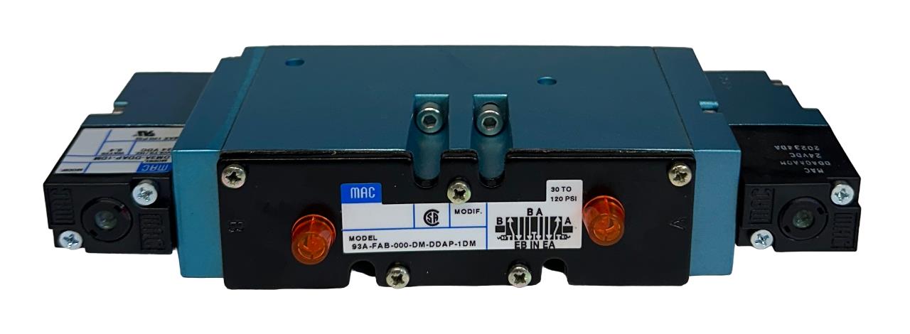 MAC 93A-FAB-000-DM-DDAP-1DM / 93AFAB000DMDDAP1DM SOLENOID VALVE 24VDC COIL NSNP