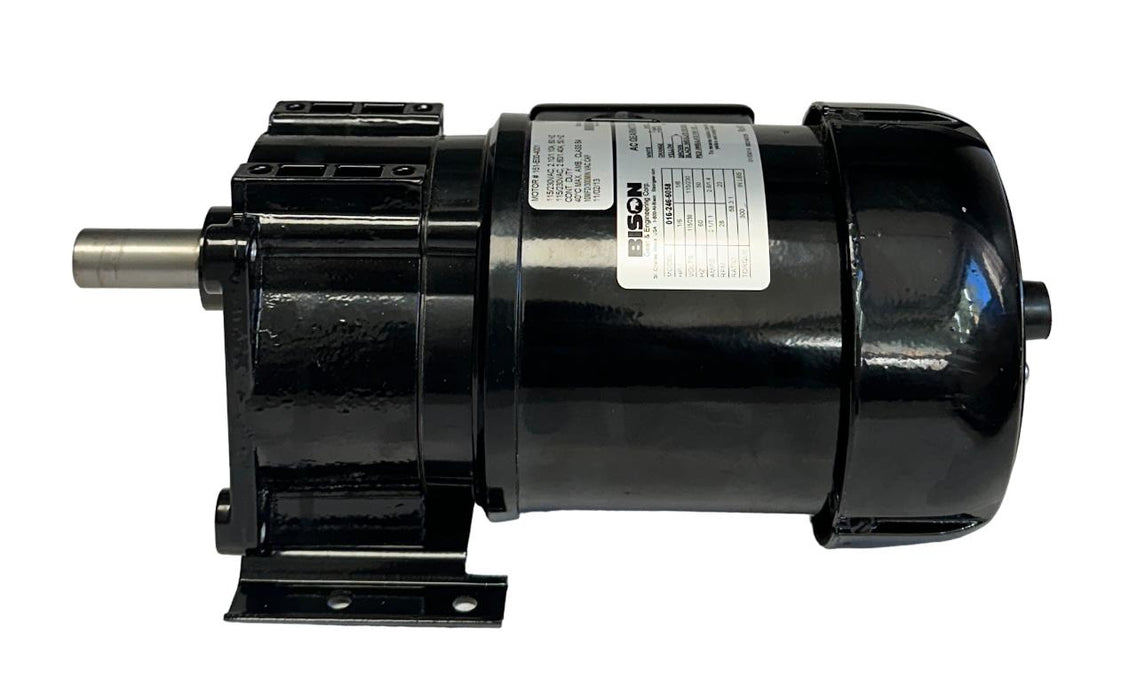 BISON 016-246-6058 / 0162466058 SERIES 246 AC GEARMOTOR 1/6HP 58.3:1 RATIO NSNP