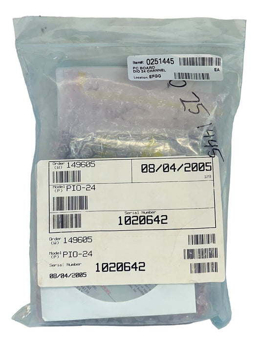 TEKTRONIX KEITHLEY PIO-24 / PIO24 DIGITAL INTERFACE BOARD W/ DriverLINX NSMP