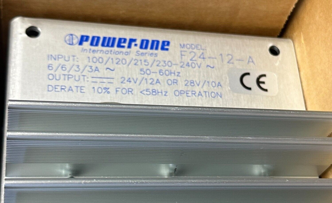 POWER-ONE F24-12-A / F2412A INTERNATIONAL SERIES POWER SUPPLY 100-240V IN NSMP