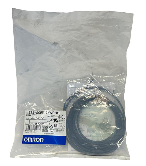 OMRON E2E-S05S12-WC-B1 / E2ES05S12WCB1 PROXIMITY SENSOR 2M 10-30VDC 100mA NSFS