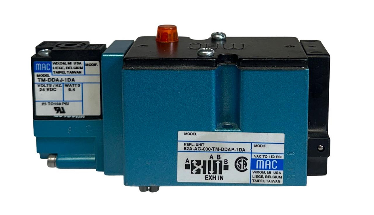 MAC 82A-AC-000-TM-DDAP-1DA / 82AAC000TMDDAP1DA SOLENOID VALVE 24VDC 5.W NSNP