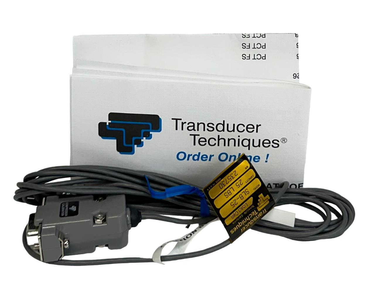 TRANSDUCER TECHNIQUES SLB-25 / SLB25 BUTTON LOAD CELL 6VDC 25LB CAPACITY NSNP