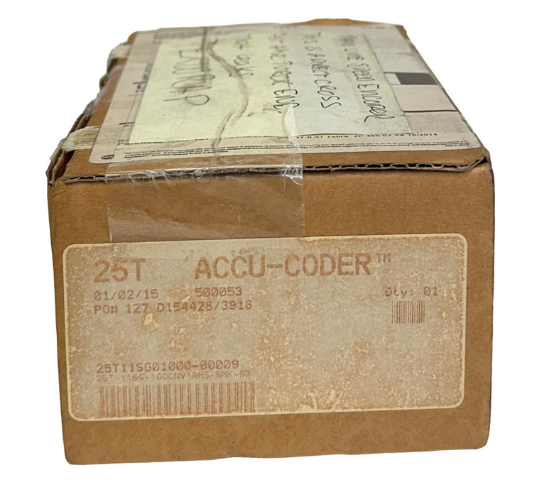 ACCU-CODER 25T-11SG-1000NV1RH5-SMK-S3 25T THRU-BORE ENCODER 5-28VDC NSMP