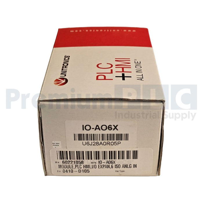 NEW UNITRONICS IO-AO6X / IOAO6X VISION SERIES POWER SUPPLY MODULE 24VDC NSMP