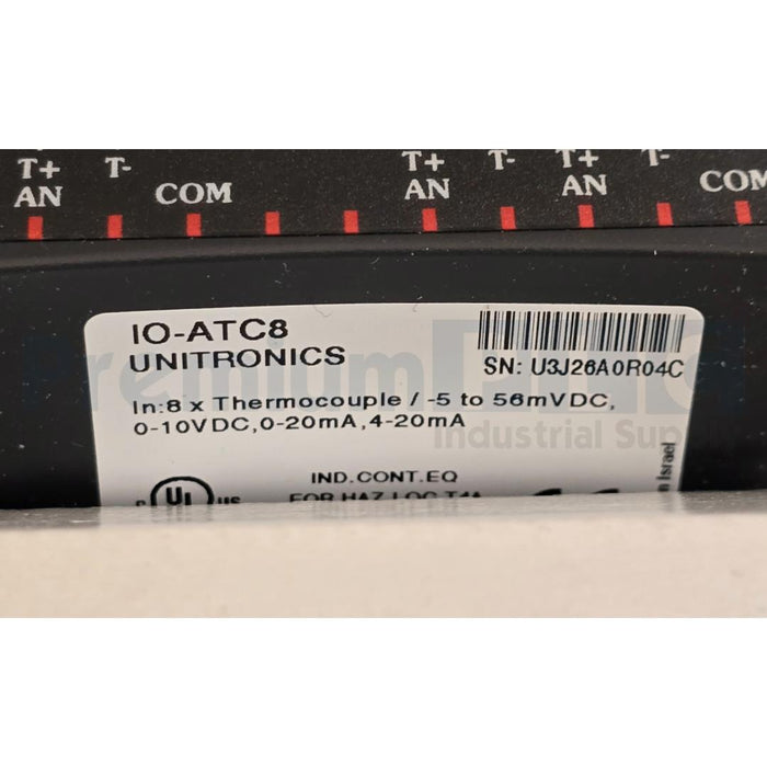 NEW UNITRONICS IO-ATC8 / IOATC8 VISION I/O EXPANSION MODULE THERMOCOUPLE NSMP