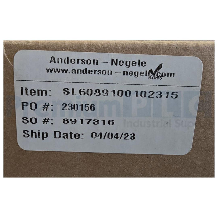 NEW ANDERSON-NEGELE SL6089100102315 SL HYDROSTATIC LEVEL TRANSMITTER 0-231.5"WC