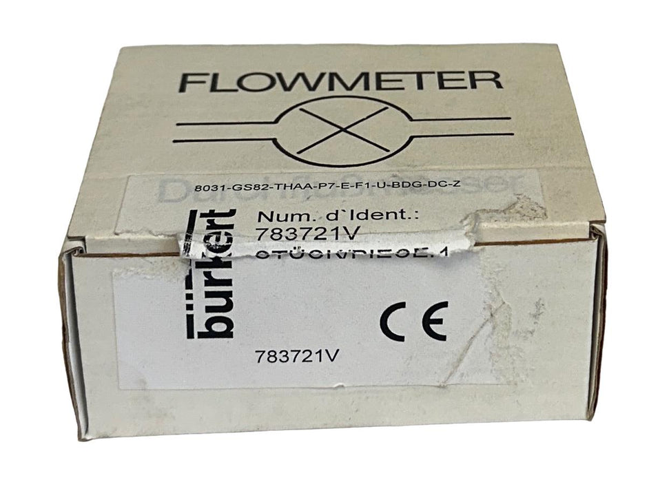 BURKERT 8031-GS82-THAA-P7-E-F1-U-BDG-DC-Z / 783721V TYPE 8031 FLOW SENSOR NSMP
