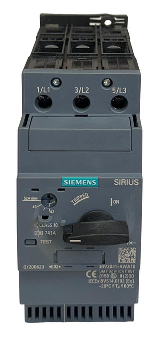 SIEMENS 3RV2031-4WA10 / 3RV20314WA10 SIRIUS CIRCUIT BREAKER 42-52A DIN NSMP